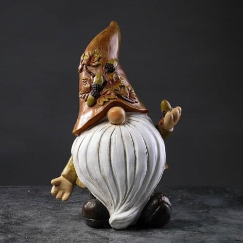 Nordic Resin Miniature Dwarf Sculpture Ornaments Outdoor Courtyard Micro Landscape Statues Crafts Garden Decoration Accessories