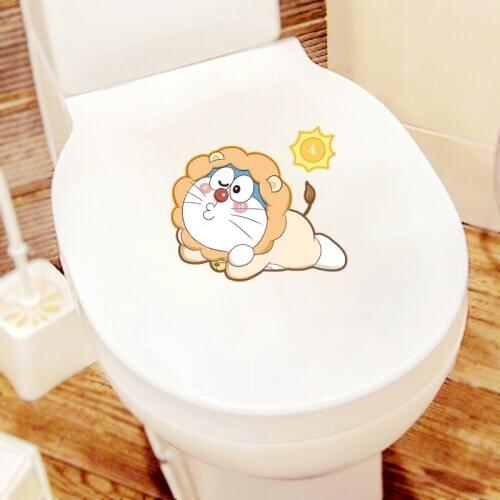 Three Ratels QC25 Twelve constellations Leo Doraemon Cartoon Creative wall sticker Decals Laptop Motorcycle Accessories