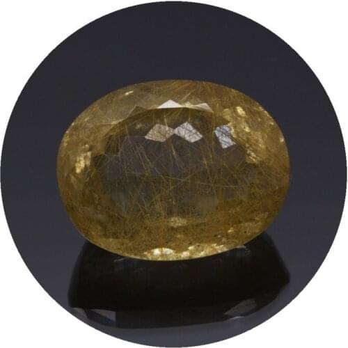 25,61 ct. Rutile Quartz Oval Cut