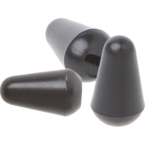 6pcs Plastic Electric Guitar 3/5 Way Switch Knobs Tip Cap Buttons Replacement KI-5U87