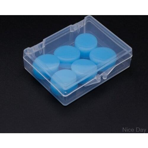 6PCS Earplugs Protective Ear Plugs Silicone Soft Waterproof Anti-noise Earbud Protector Swimming Showering Water A28 20