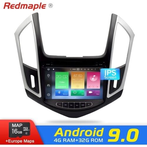 IPS 4GB Android 9.0 Car dvd Radio GPS Navigation Multimedia Stereo Headunit For Chevrolet Cruze 2013 2014 2015 Auto Video Player