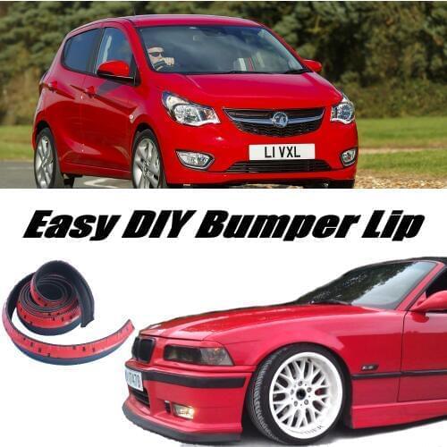 Bumper Lip Deflector Lips For Vauxhall Viva Front Spoiler Skirt For Car View Tuning / Body Kit / Strip