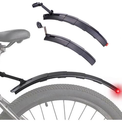 High Hardness Bicycle Fender Adjustable Front Rear Bicycle Part ZTTO Bicycle Telescopic Fender Multifunctional Mudguard for MTB