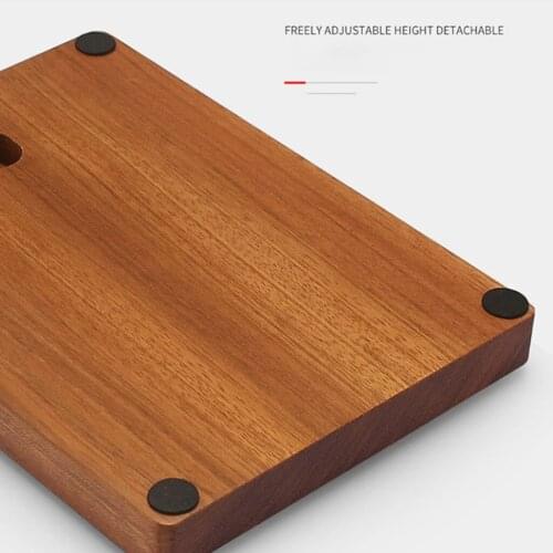 Hand Coffee Filter Holder Wood Base Adjustable Cup Holder Hand Coffee Filter Dripper Pot Rack Holder Stand Coffee Accessory