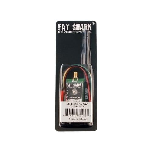 Fat Shark 1G3 250mW VTX Video Transmitter 1.3GHz 8Ch Video 5V TX NTSC/PAL Fatshark