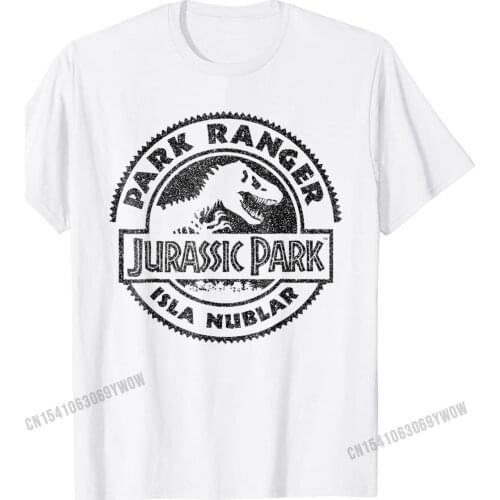 Jurassic Park Isla Nublar Ranger Graphic T-Shirt Top T-shirts Street Designer Mens Tops Shirt Street Cotton