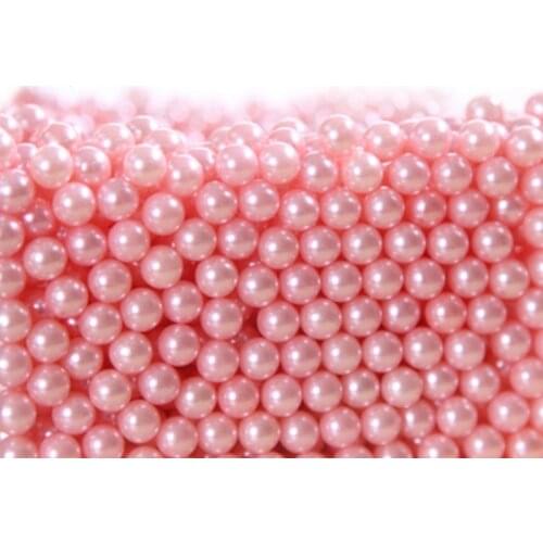 ABS simulation pearl ,no hole pearl 8mm pure white pink solid color filling accessories accessories beaded trim plastic beads
