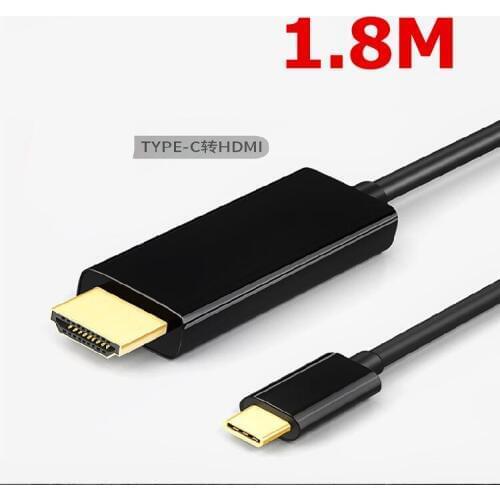 USB C HDMI Cable Adapter Type C to HDMI 4K Thunderbolt3 for MacBook Samsung Galaxy S9/S8/Note9 Huawei P20 Pro USB-C HDMI Adapter