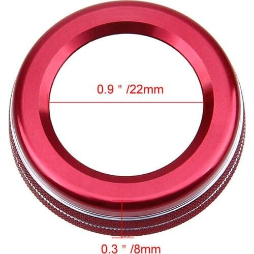 Aluminum alloy Cover Decorative Ring Trim 1 PCS Red W212 W16 Volume Knob W176 W246