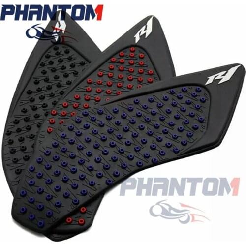 Motorcycle Anti Slip Tank 3M Protective Pad Side Gas Knee Grip Traction Pads Protector Stickers For Yamaha R1 2015 2016 2017