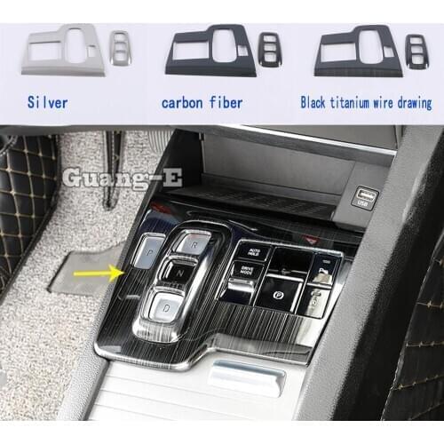 For Hyundai Sonata DN8 10Th 2020 2021 Car Sticker Cover ABS Inner Middle Front Shift Stall Paddle Cup Lamp Frame Trim Molding