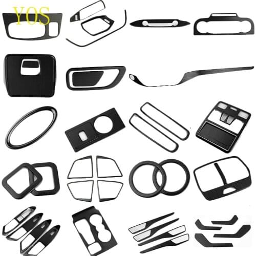 Interior window lift switch door inner handle bowl cover headlights switch Steering Wheel Trim For Ford Focus MK4 2019-2020