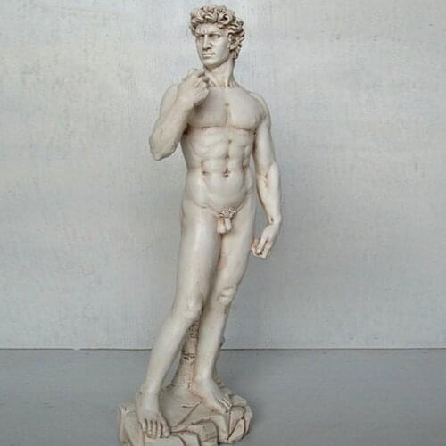DAVID FULL-LENGTH PORTRAIT STATUE MICHELANGELO BUONARROTI ART SCULPTURE CREATIVE RESIN HOME DECORATIONS WEDDING GIFTS R909