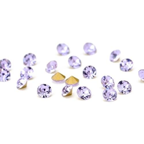 Ss4-ss45 1.5mm-10mm)crystal violet glass pointback loose rhinestones nail art/Clothing Decoration/DIY mobile phone shell JP16