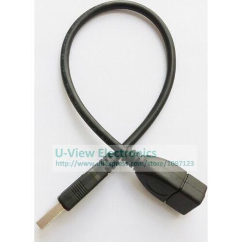 USB 2.0 A Male Plug To A Female Jack Extension Cord Leads Cable, USB A/M to A/F Cable About 30CM/Free Shipping/10PCS