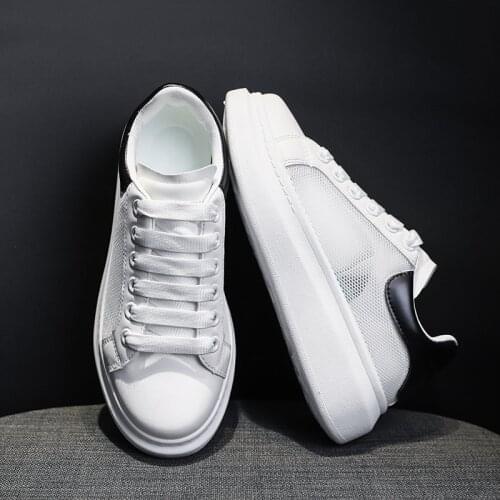 Tenis Feminino 2021 Women Tennis Shoes Flats Fashion White Ladies Woman Lace-Up Mesh Breathable Female Sneakers Zapatillas Mujer