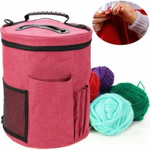 Women Bags Large Knitting Yarn Storage Tote Bag Holder Organizer Basket Wool Crochet Needle Tote /BY