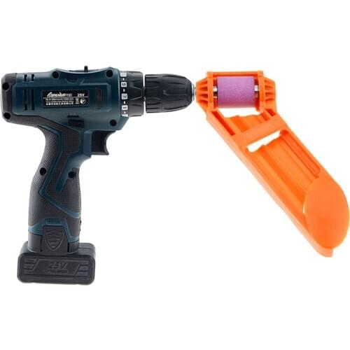 1 set Corundum Grinding Wheel Drill Bit Sharpener Titanium Drill Portable Drill Bit Powered Tool Parts