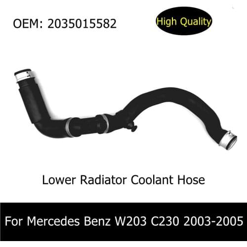 XUZHIANG 2035015582 Lower Radiator Coolant Hose A2035015582 For Mercedes W203 C230 2003-2005