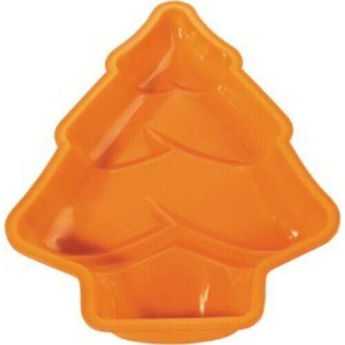27*21*4CM Large Silicone mould Xmas tree shape fondant cake mold baking wear baking tools