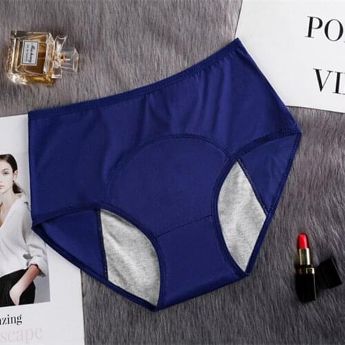 4PC Womens Physiological Pants Inner diaphragm-fast water absorption Briefs Care For Health Leak Proof Breathable Underwear