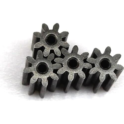 5pcs Metal gear 1.0 modulus 8 teeth Inner Diameter 2.3mm Powder Metallurgy Gears Miniature Pinions