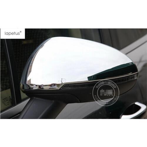 ABS ! Accessories For Porsche Macan 2014 - 2017 Chrome Side Rearview Mirror Strip Protection Molding Cover Kit Trim 2 Piece