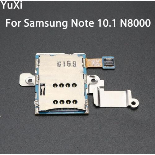 Sim card adapter SIM Card Reader Holder Tray Slot Flex Cable For Samsung Galaxy Note 10.1 N8000 GT-N8000