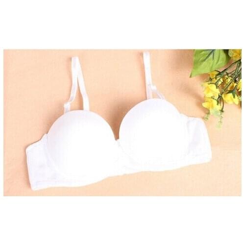 White Thick Sexy push up bra strapless pushup suppport bra seamless bralette underwire gathered breast bra for women bra C3409