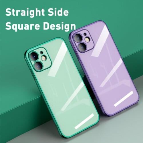 Thin Clear Phone Case For IPhone 12 Mini 12 Pro Max Clear Shockproof Back Cover For IPhone 12 Mini 12 Pro Max Case