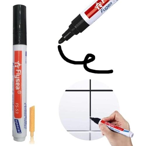 Color Pen White Tile Refill Grout Pen Tile Gap Repair Bathroom Porcelain Filling Waterproof Mouldproof Cleaner Agents Paint