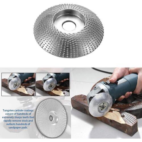Wood Grinding Wheel Rotary Disc Sanding Wood Carving Tool Abrasive Disc Tools For Angle Grinder 4inch