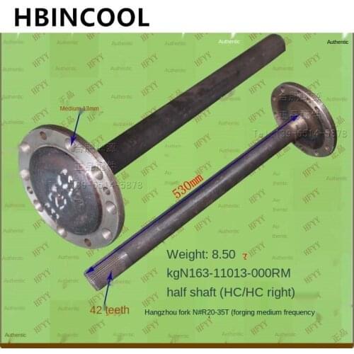 For high quality Forklift truck accessories Forklift truck axle (right) N163-110013-000-MF for Hangcha N 20-35T forging