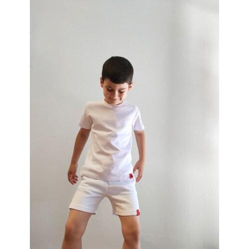 Waffle shorts suit 5-6/6-7/7-8/9-10/11-12/13-14/15-16 cotton children shorts custom production 100 khaki cotton siyaz white shorts