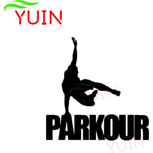 Creative Parkour Sports Decoration Car Sticker Fashion Bumper Window Cars Accessory Cover Scratch Sunscreen Waterproof Decal