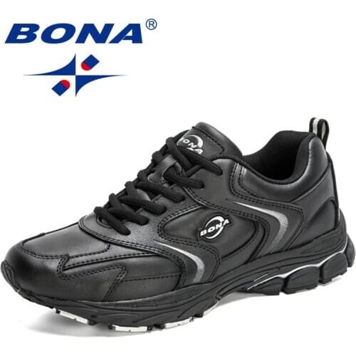 BONA 2021 New Designers Classics Sneakers Men Comfortable Shoes Man Leisure Shoes Zapatillas Hombre Casual Shoes Mansculino Soft