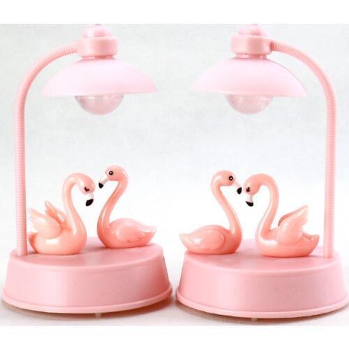Mycyk Flamingo music lights little night lights girls room decorated with LED lights bedroom girls students lovely birthday gift