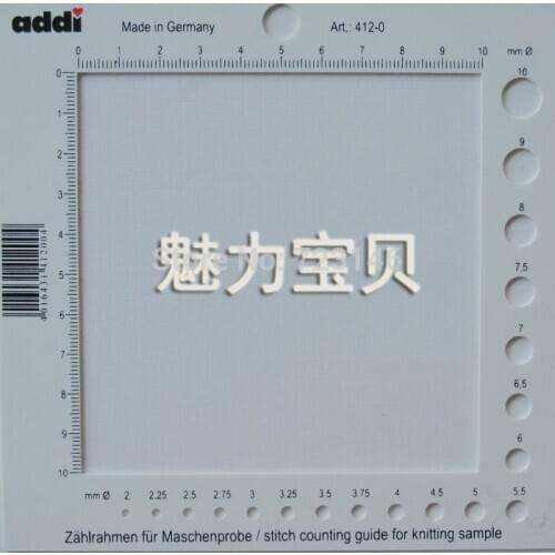 Stitch Counting Guide and Frame addi 412-0