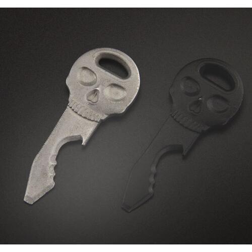 EDC Screwdriver Gadgets Multifunctional Carrying Outdoors Bottle Opener Skull Head Key Opener Camping Kit Multi Tools Equipment