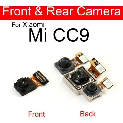 Front & Back Rear Camera Flex Cable for Xiaomi CC9 Mi CC9 MiCC9 Wide-angle Camera Flex Ribbon Repalcement Repair Parts