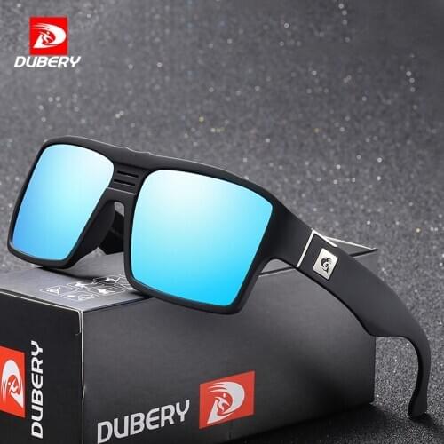DUBERY Young Mens Sunglasses Novelty Trendy Polarized Sun Glasses Fishing Sports Shades Driving Sunglass lentes de sol With Box