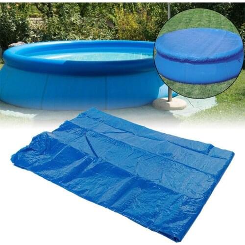 Swimming Pool Cover Cloth Waterproof Dustproof Foldable UV-resistant Tarpaulin D1