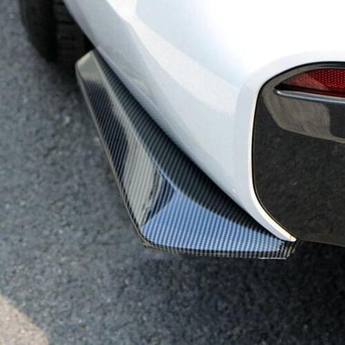 2-pieceGM Rear Bumper Carbon Fiber Lip Corner Splitter Lip Diffuser Spoiler for Lada kalina priora MG 3 5 6 7 Mg MG328 MG995