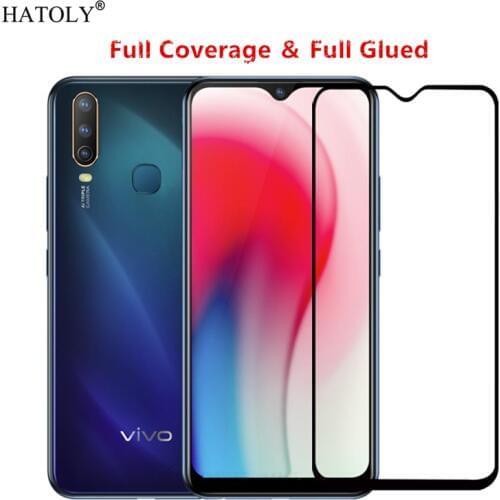 Vivo Y17 Glass Tempered Glass for Vivo Y17 Glass Film 9H HD Full Glue Cover Phone Screen Protector for Vivo Y17 Y3 V1902 V1901