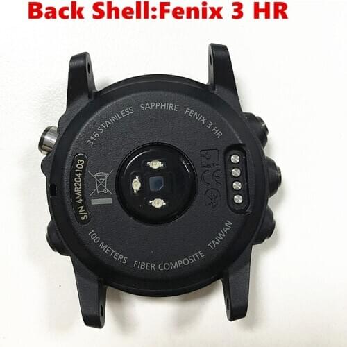 Original Garmin Fenix 3 HR GPS Running Watch Rear Shell Parts Replacement