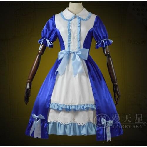 Game Identity V Emma Woods Cosplay Costume Masquerade Elegant Dress Halloween Party Role Play Outfit for Women Girls Daily Suits