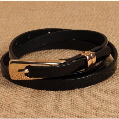 Fashion Women Dress Decoration Belts Elegant Ladies Pearl Waist Chain Metal Chain Belt Wild Thin Waistband Bohemian Slim Belt