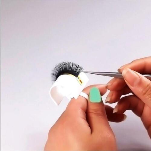 4pcs False Eyelash Pallet Holder set Disposable Glue Eyelash Ring Pallet Extension Tools