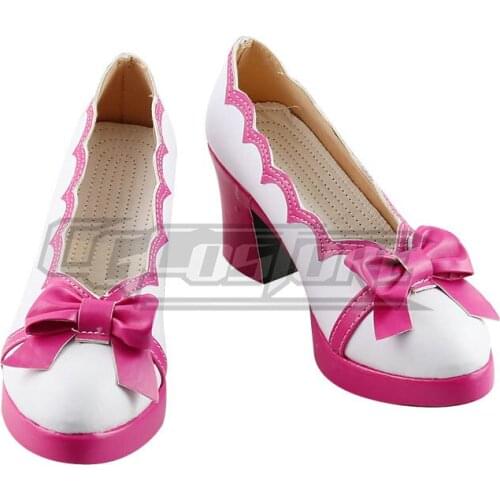 Anime Cosplay Shoes Boots THE IDOLM@STER CINDERELLA GIRLS Kasuga Mirai Christmas Halloween Free ship ACS-1254